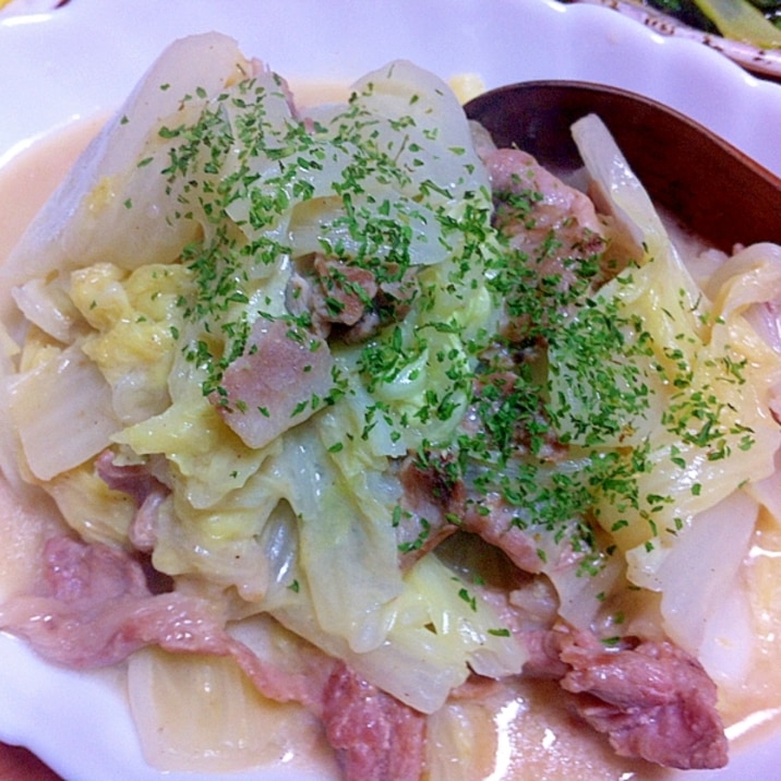 豚肉と白菜のクリーム煮〜生姜風味〜